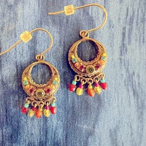 Gorgeous dainty multi colored earrings
